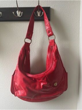 Latico Red Hobo Bag